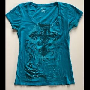 Scoop Neck Graphic Tee